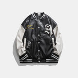 Alaska Varsity Jacket Men's Spring Embroidery Oversized Baseball Uniform Jacket Coat