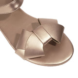 Flat Dress Sandals Summer Square Heel Retro Round Toe Large Size Hollow Buckle Casual Sandals