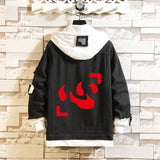 Comic Denim Jacket Men's and Women's Fashion Fall Winter Coat Top Clothes