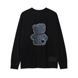 We11 Done Sweatshirts Bear Pattern for Men and Women