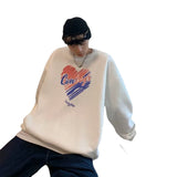 Men Sweatshirts Sweater Men's Spring and Autumn Loose Love Coat