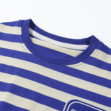 Children T Shrits Boy Summer Clothing Children's Striped T-shirt Short Sleeve