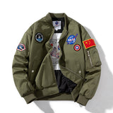 NASA Varsity Jacket Men's Embroidered Loose Women's Baseball Uniform