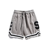 Men Shorts Summer Men's Letter Towel Embroidery Casual Sports Pants