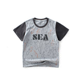 Children T Shrits Summer Short-Sleeve Shirt for Boys Short Sleeve T-shirt