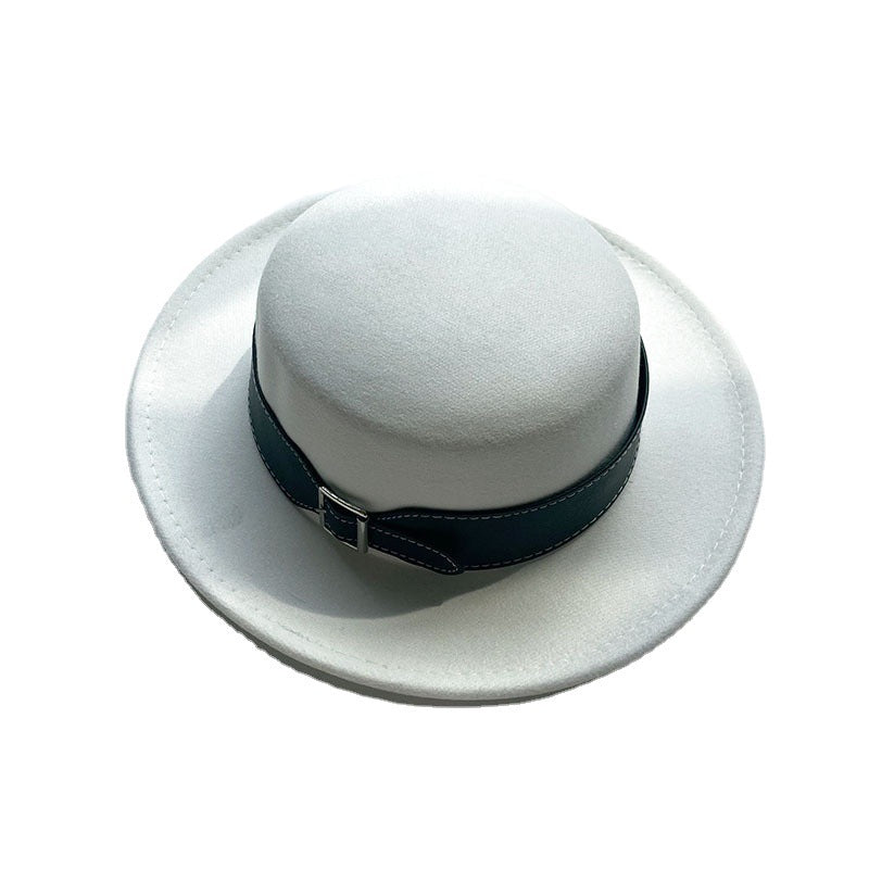 Italian Fedora Hats Autumn and Winter British Retro Hat