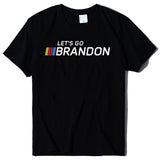 Let's Go Brandon T Shirt Women's Top Short Sleeve T-shirt Women