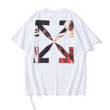 Short Sleeve Men's and Women's Loose Couple Outfit T-shirt Summer Ow Half Sleeve t shirt