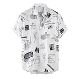 Men Hawaii Shirts Spring and Summer Men's Casual Loose Shirt