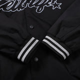 Baby Blue Varsity Jacket Spring and Autumn Coat Men's Hooded Jacket