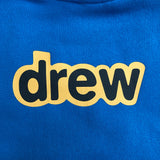 Drew House Smiley Letter Sweater Casual Trend Loose Couple Fleece-Lined Hoodie