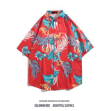 Men Beach T Shirts Printed Men's Shirt Casual Short Sleeve