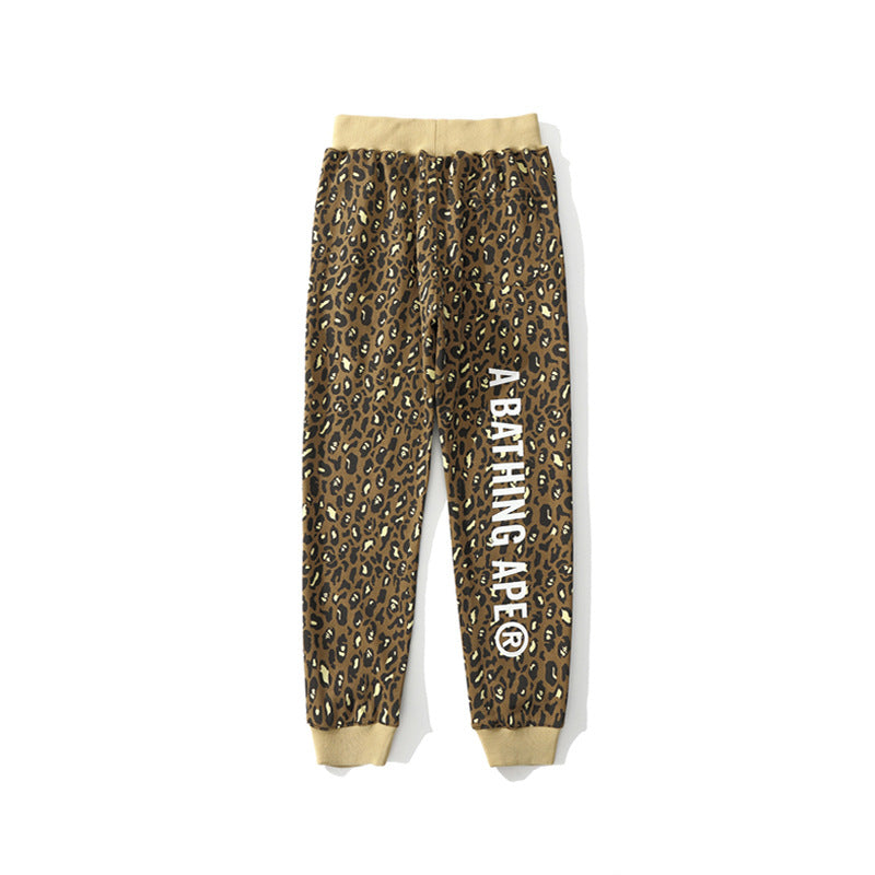 Shark Print Pant Spring and Autumn New Trousers Men's Youth Sweatpants