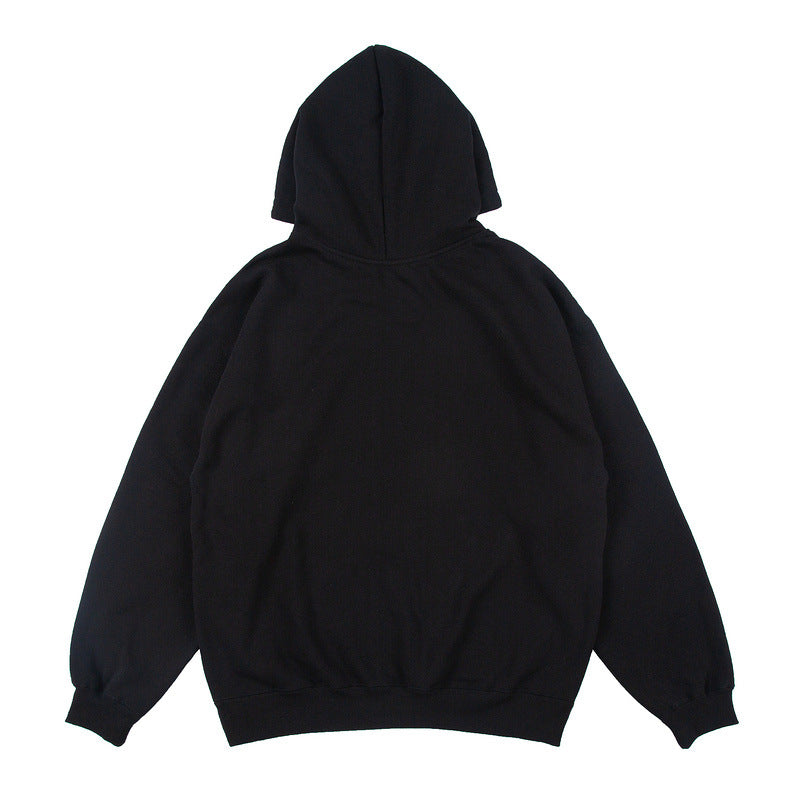 Mens Fall Outfits Loose Hooded Sweater Men and Women All-Matching Loose Preppy Style Sports Couple's Tops