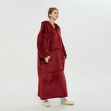 Hoodies Blankets Double Layer Extra Thick Warm with Fleece Lengthened Loose Sweater