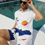 Men Hawaii Shirts Hawaiian Short Sleeve Shirt