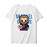 Marvel T Shirt Marvel Co-Branded T-shirt Avengers Half Sleeve