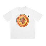 Oversized 90S T Shirt Travis Scott Hip-Hop Street T Joint Cartoon Doll Printed Loose round Neck Men's and Women's Short Sleeve T-shirt