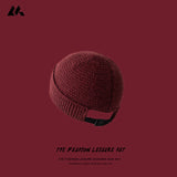 Toboggan Hat Beret Warm Wool Hat Female