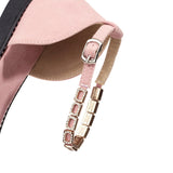 Flat Dress Sandals Summer Square Heel Large Size Buckle Hollow Sandals