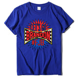 Let's Go Brandon T Shirt Short-Sleeved T-shirt Bottoming Shirt for Women