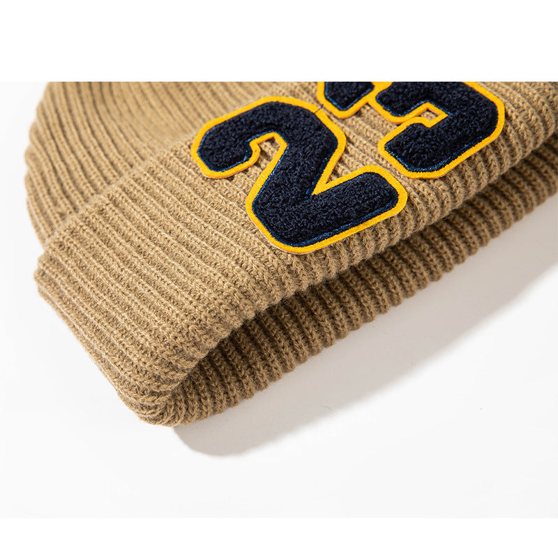 Toboggan Hat Men's Winter Warm Autumn and Winter Closed Toe Beanie Hat Pullover