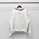Fog Fear of God Essentials Hoodie Flocked Printed Hip Hop Loose Couple Hoodie