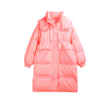 Women Winter Coats Puffer Jacket Down Coat Fall/Winter New Hooded Loose White Duck Down Jacket