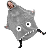 Hoodies Blankets Shark Hoodie Blanket Couple Pajamas Home