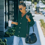 Women Fall Outfits Autumn and Winter Loose Sexy Lantern Sleeve Sweater Cardigan Sweater for Women