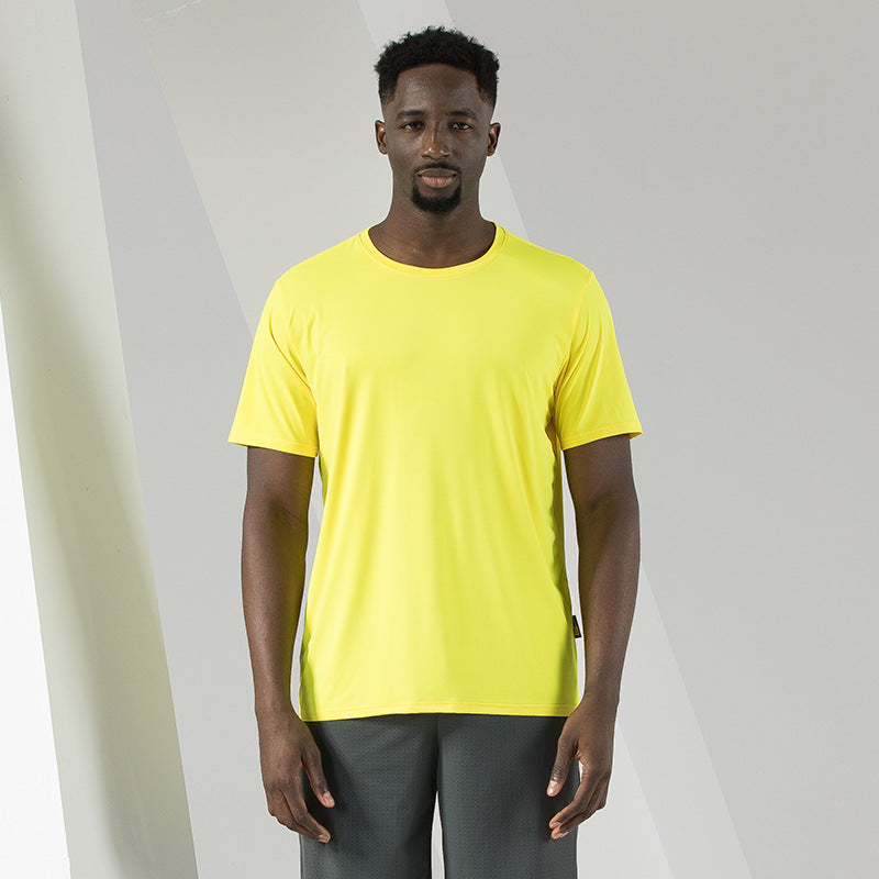 Sweat Wicking Shirt Short-Sleeved T-shirt Men's Casual Breathable Sports Large Size