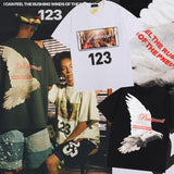 Rrr123 T Shirt Carrier Pigeon Oil Painting Short Sleeve