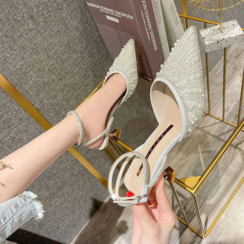 Nude Block Heel Peep Toe Sandals
