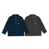 Men's Casual Suit Man Blzer Vintage Butterfly Print Blazer Men's Dark Style Loose Lapels Jacket Small Suit