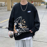 Men Sweatshirts Printed Pullover Sweatshirt Men's Autumn Loose Casual Jacket