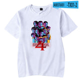 Hellfire Club Shirt Stranger Things Loose round Neck Short Sleeve T-shirt