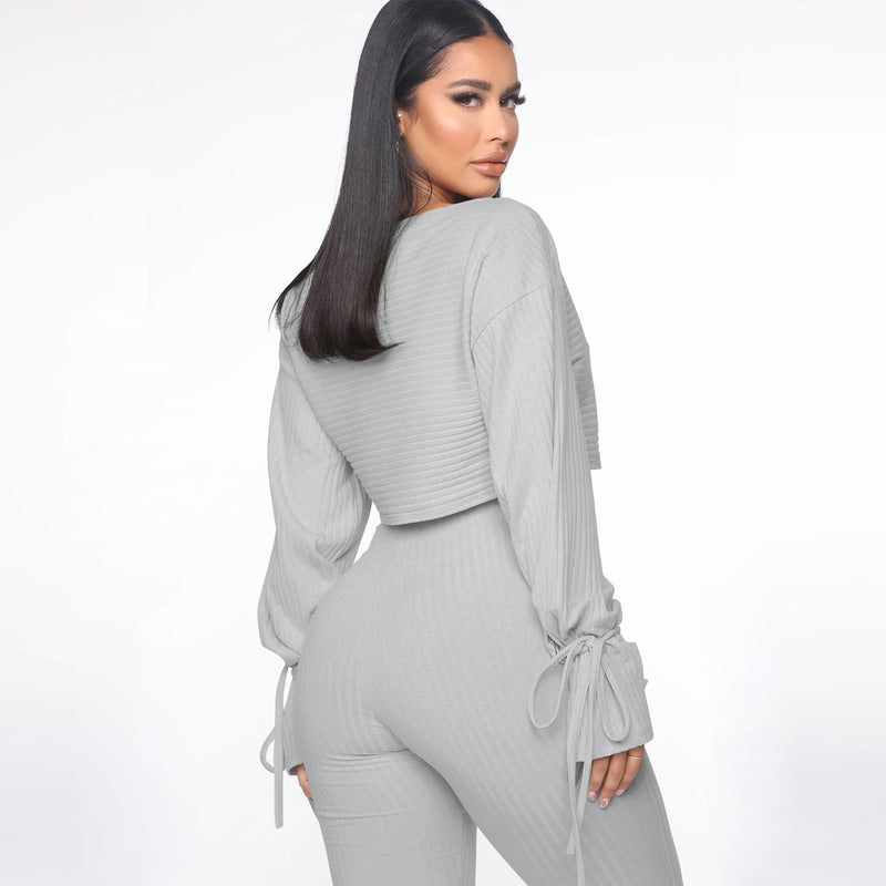Women's Fall Outfits Trousers Suit Women's Two-Piece Suit