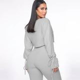 Women's Fall Outfits Trousers Suit Women's Two-Piece Suit
