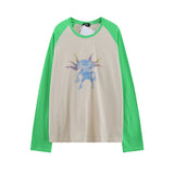 We11 Done Sweatshirts Autumn and Winter Hexagonal Salamander Pattern for Men and Women