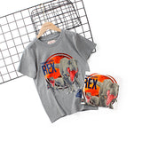 Children T Shrits Summer Children's round Neck Short Sleeve Printed T-shirt