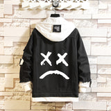 Comic Denim Jacket Men's and Women's Casual Spring and Autumn Top Coat