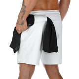 Men Sports Flex Shorts Summer Exercise Shorts