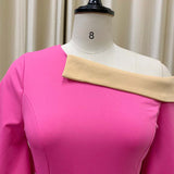 Nina Parker plus Size Dresses Sheath off-the-Shoulder plus Size Dress