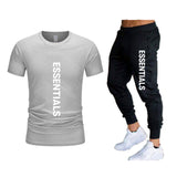 Fog Fear of God T Shirt & Pants 2 Pieces Set Summer Essentials Leisure Suit