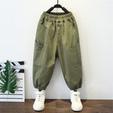 Toddler Boys Pants Boys' Pants Spring and Autumn Overalls Casual