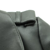 Women PU Leather Jacket Biker Motorcycle Coat Suit Collar Small Coat Autumn Short Temperamental PU Leather Coat