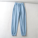 Women Fall Fall Fall Fall Six Colors Drawstring Jogger Pants High Waist Workout Pants Sweatpants