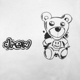 Drew House Drew Smiley Face Hand Drawn Cartoon Bear Hoodie High Street Loose round Neck Long Sleeve Pullover
