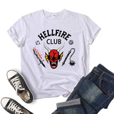 Hellfire Club Shirt Printed Top Short Sleeve Summer
