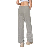 Julia Fox Low Rise Trousers Women's Street Style Solid Color Loose